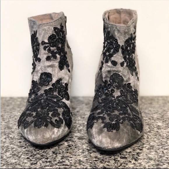 Free People Bead&Sequin Embroidered Booties - Picture 3 of 8